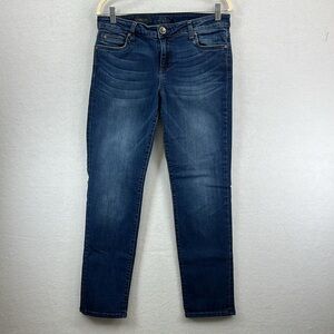 Kut from the Kloth Catherine Boyfriend Jeans Size 8 Med Wash Mid-rise EUC